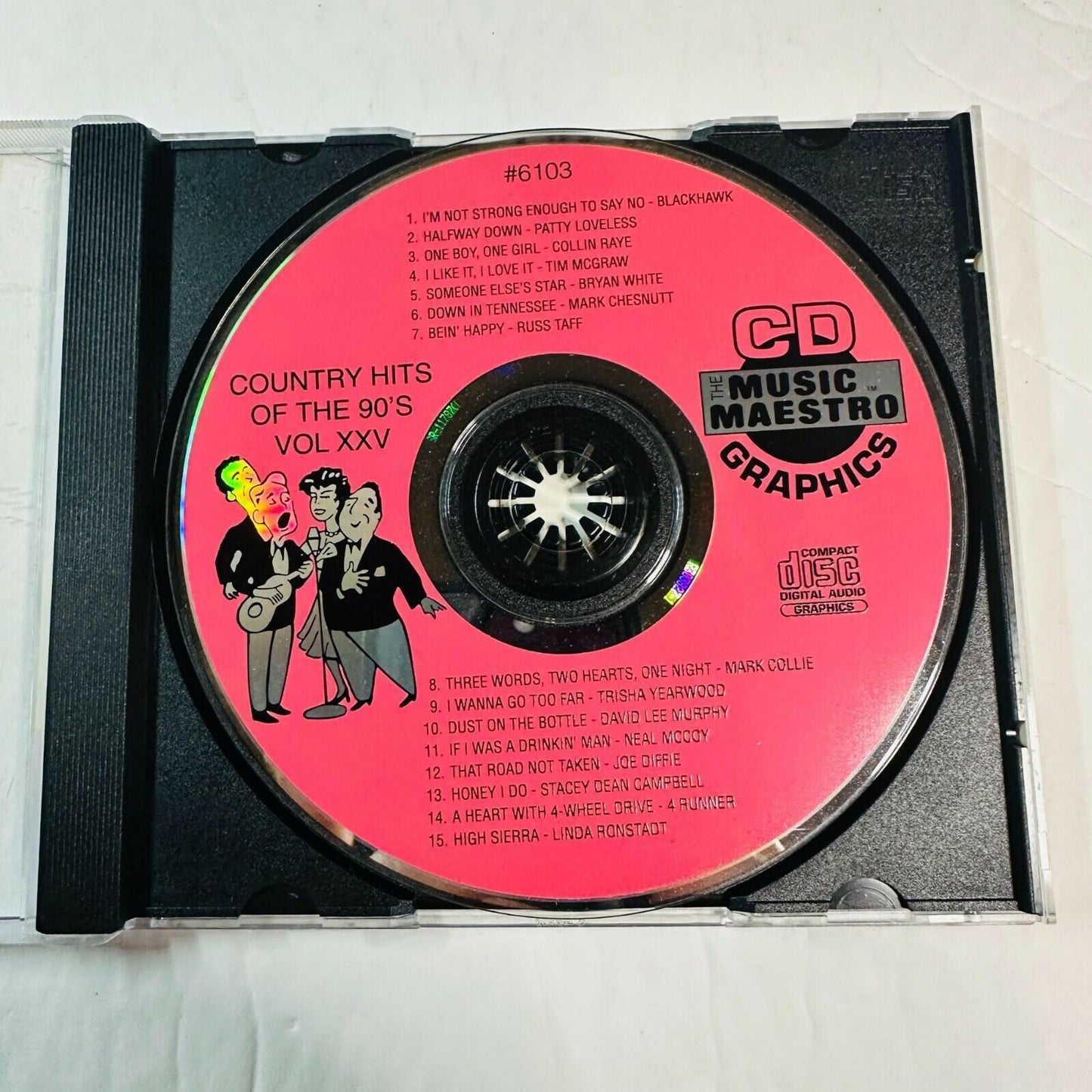 Country Hits Of The 90s Vol XXV CD Audio Disc Blackhawk Patty Loveless