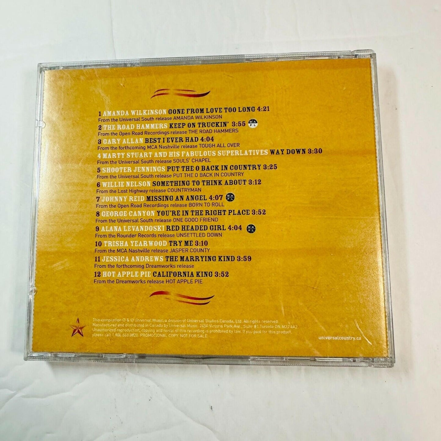 Universal Country Fall 2005 Music CD Album Various Artists