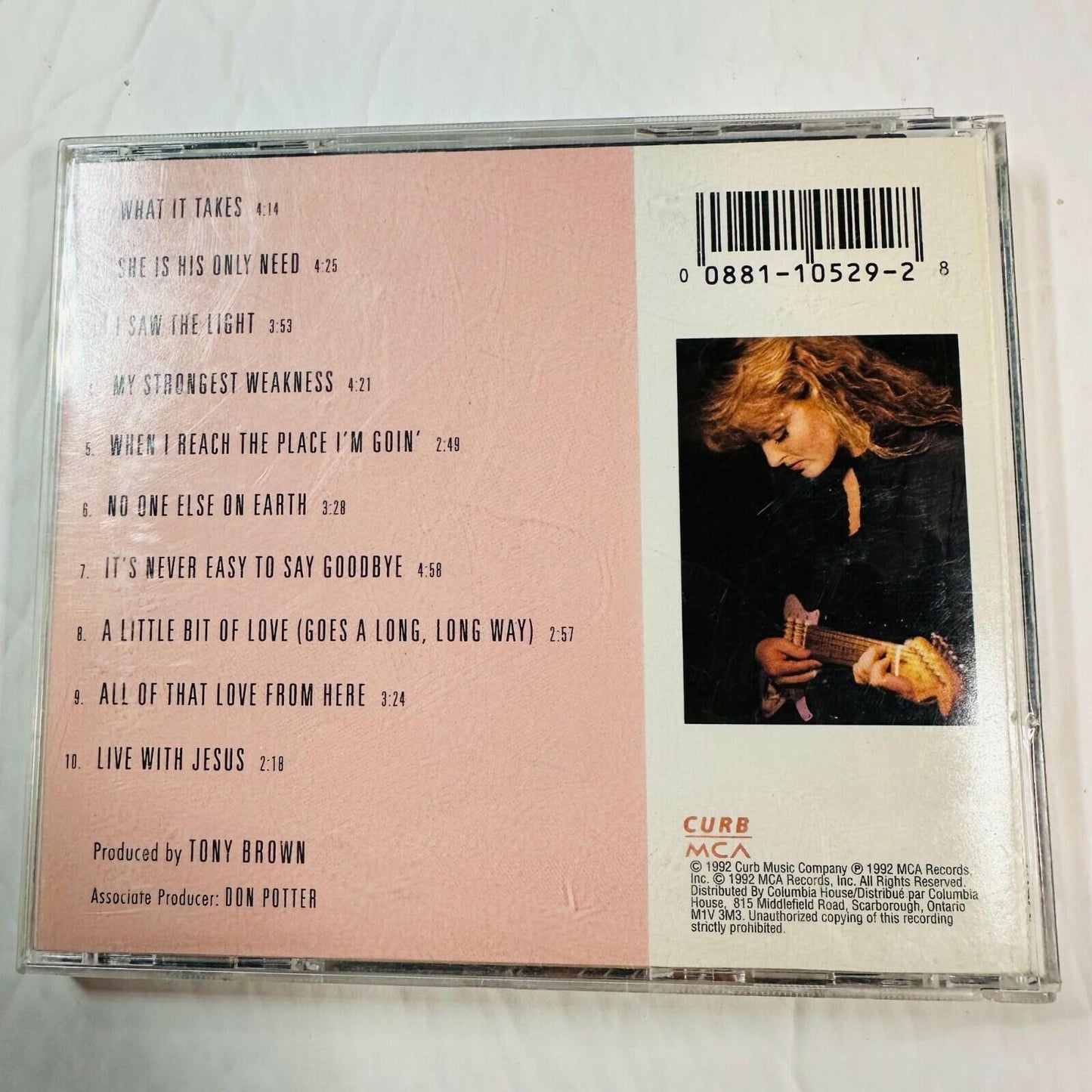 Wynonna Self-Titled CD Album 1992 MCA Records Country I Saw The Light