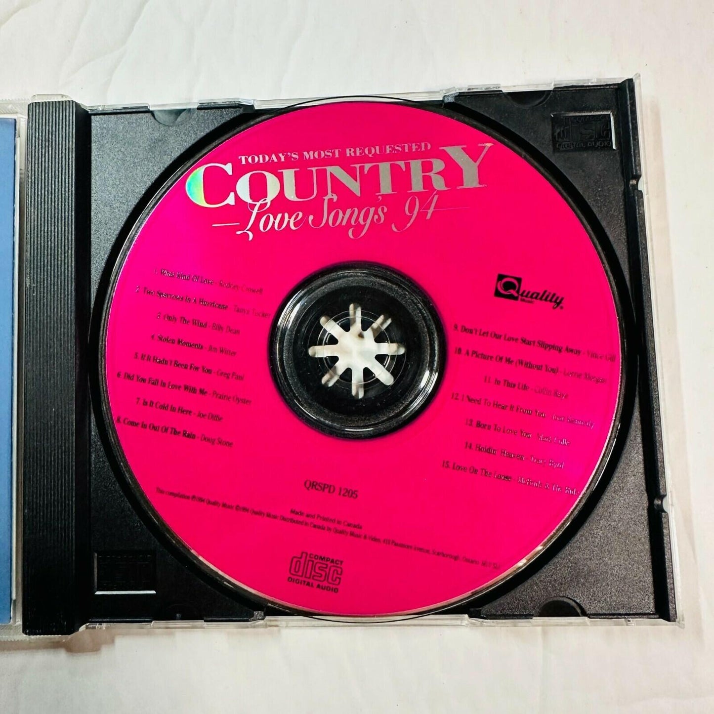 Todays Most Requested Country Love Songs 94 CD Album