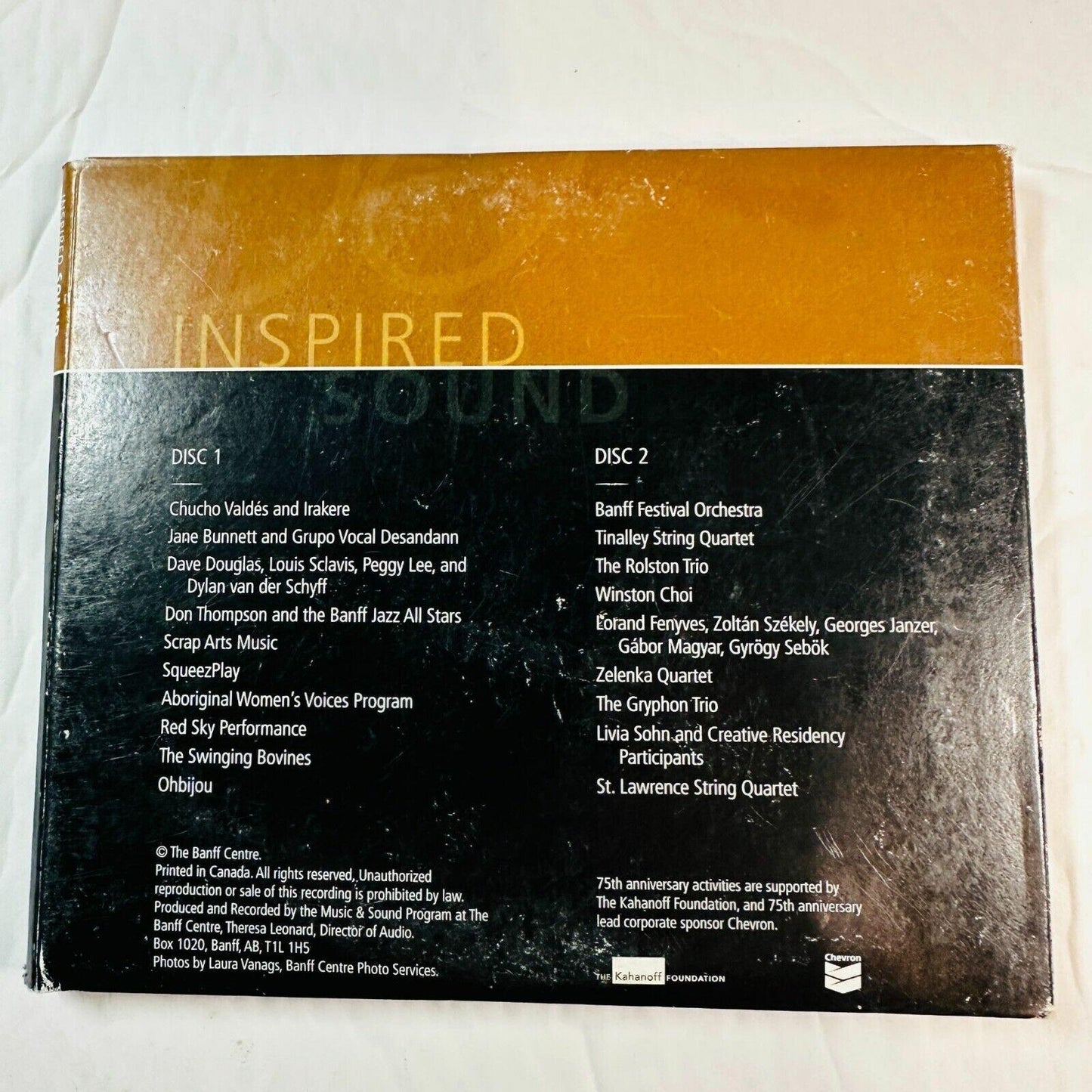 Inspired Sound Anthology Recorded Works Banff Centres Music & Sound DISC 2 ONLY