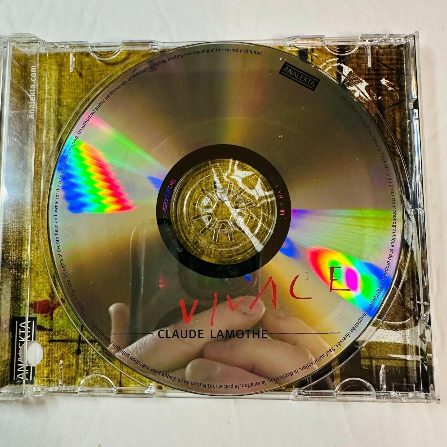 Claude Lamothe Vivace Music CD Album By Analekta
