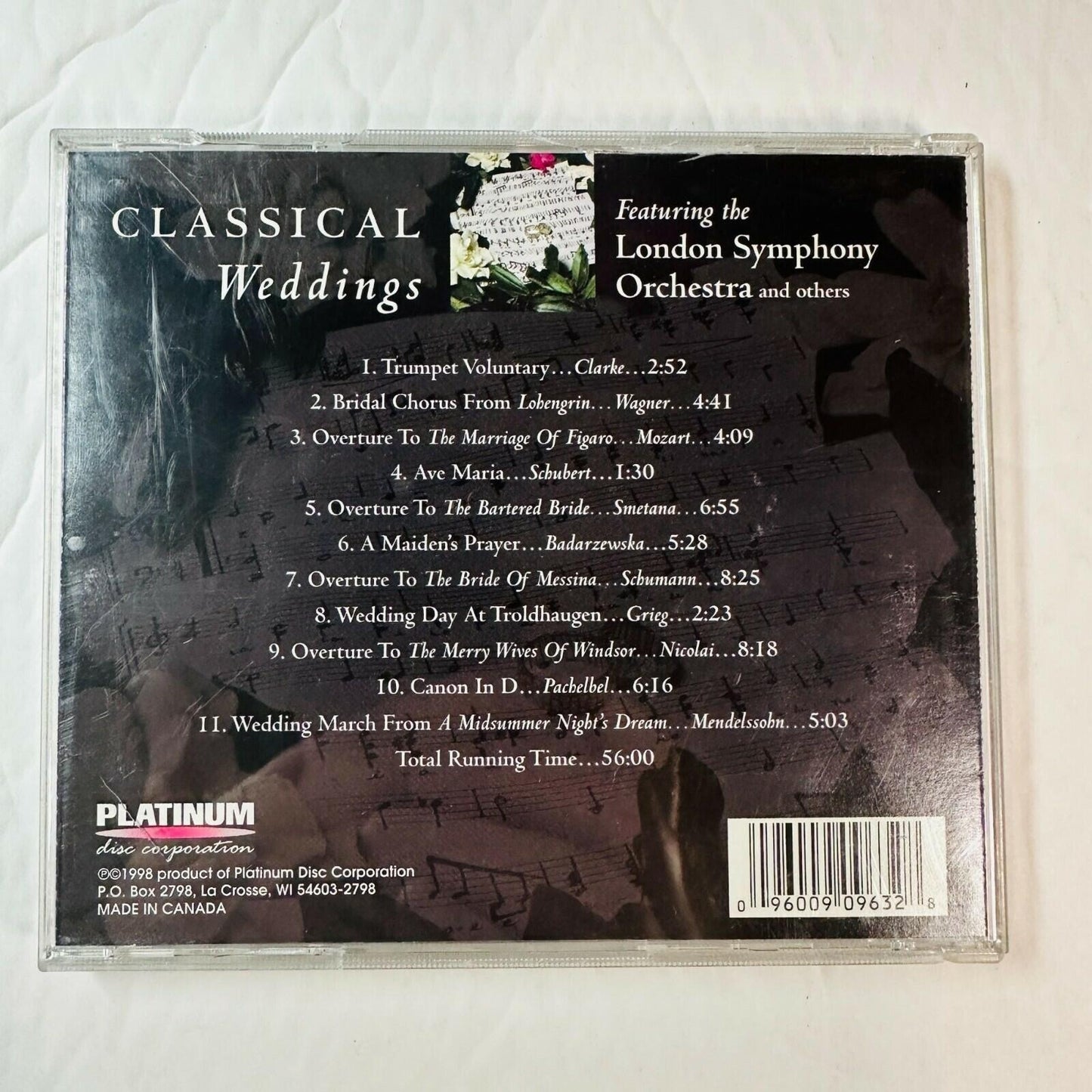 Classical Weddings CD Featuring London Symphony Orchestra & Others