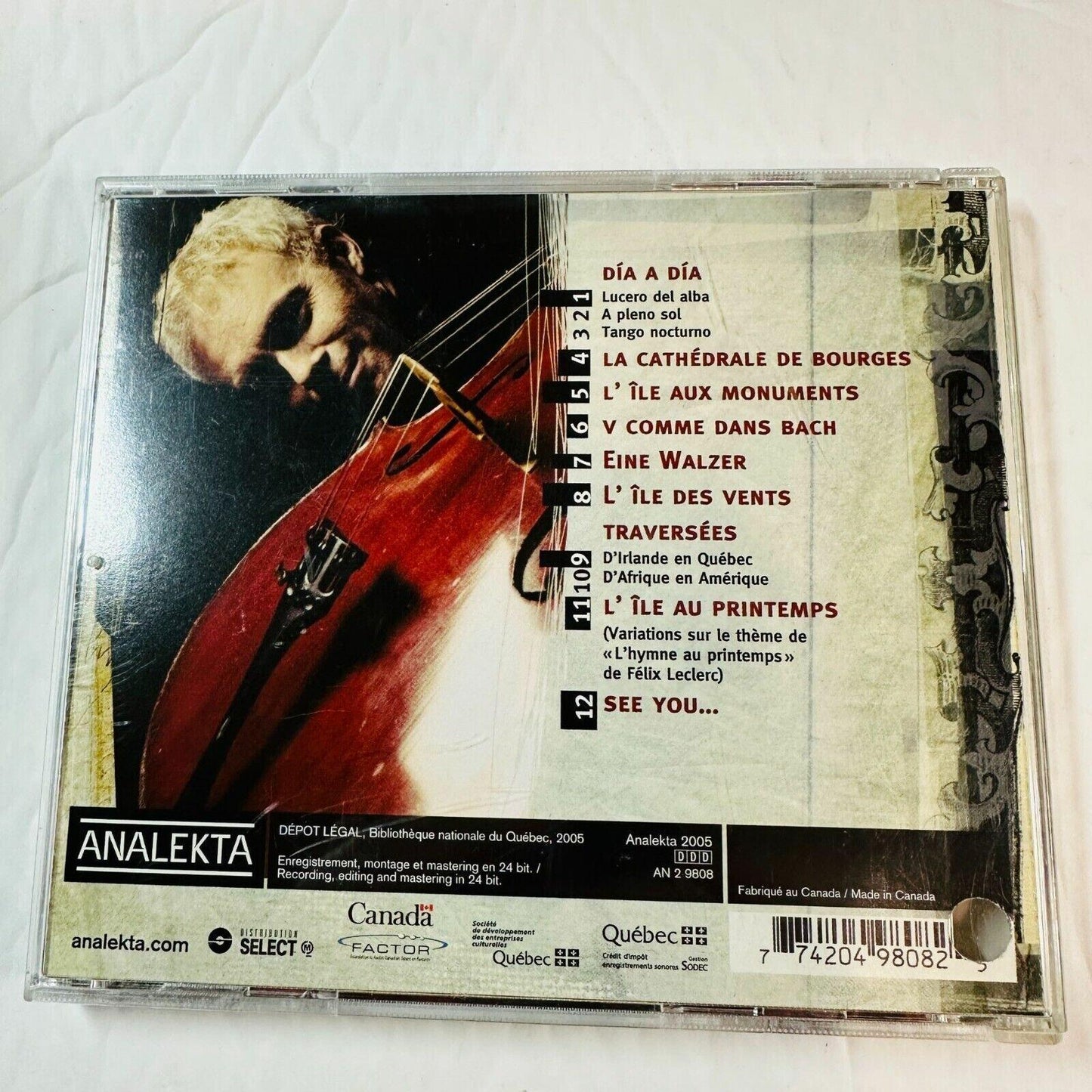 Claude Lamothe Vivace Music CD Album By Analekta
