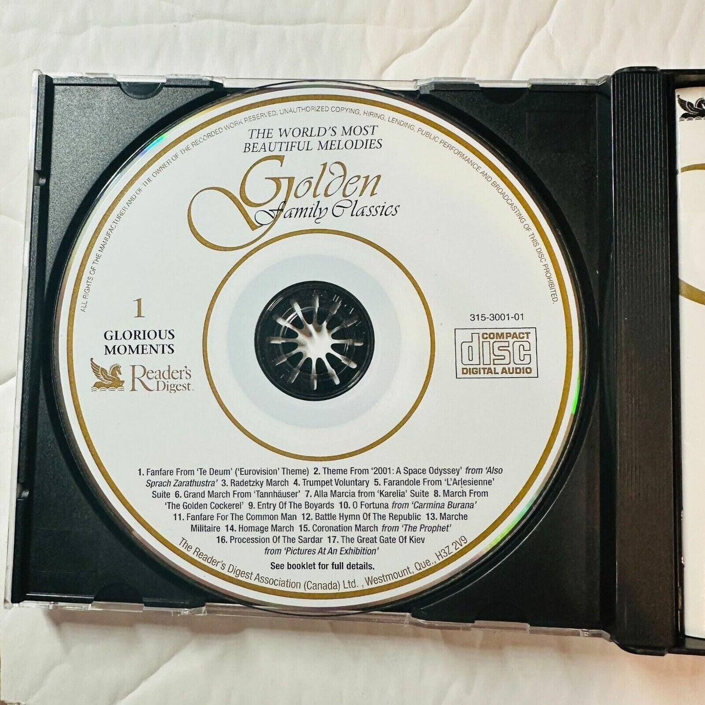 Golden Family Classics 3-CD Set By Readers Digest