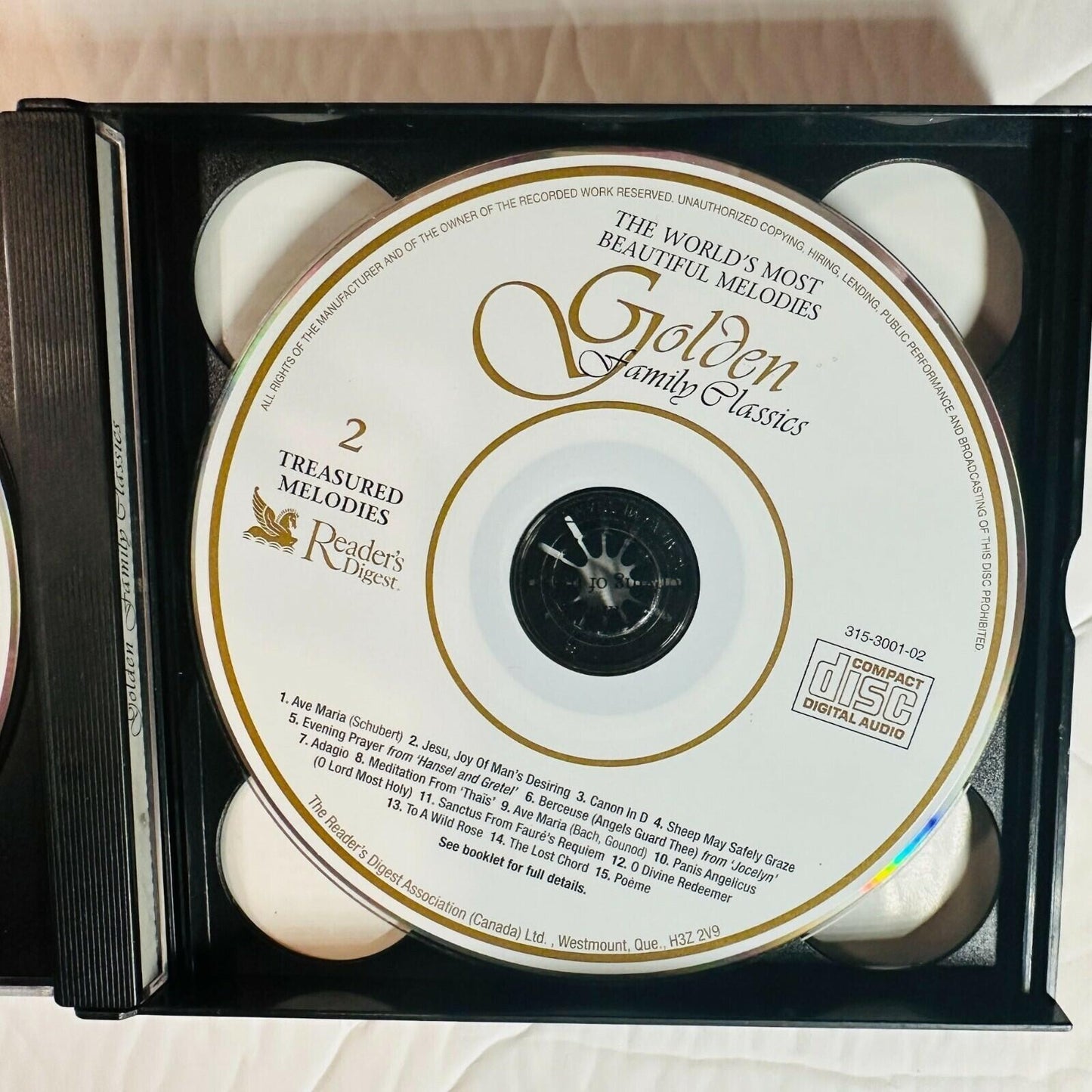 Golden Family Classics 3-CD Set By Readers Digest