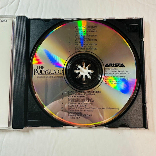 The Bodyguard Original Soundtrack Album CD Whitney Houston Kevin Costner