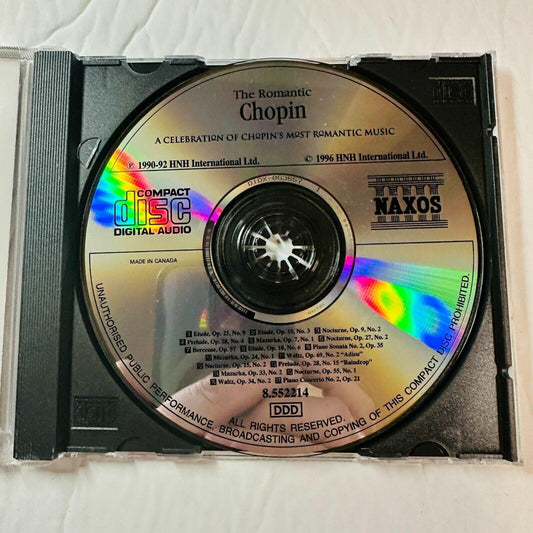 The Romantic Chopin Piano Music CD By Idil Biret Naxos Label Digital Stereo