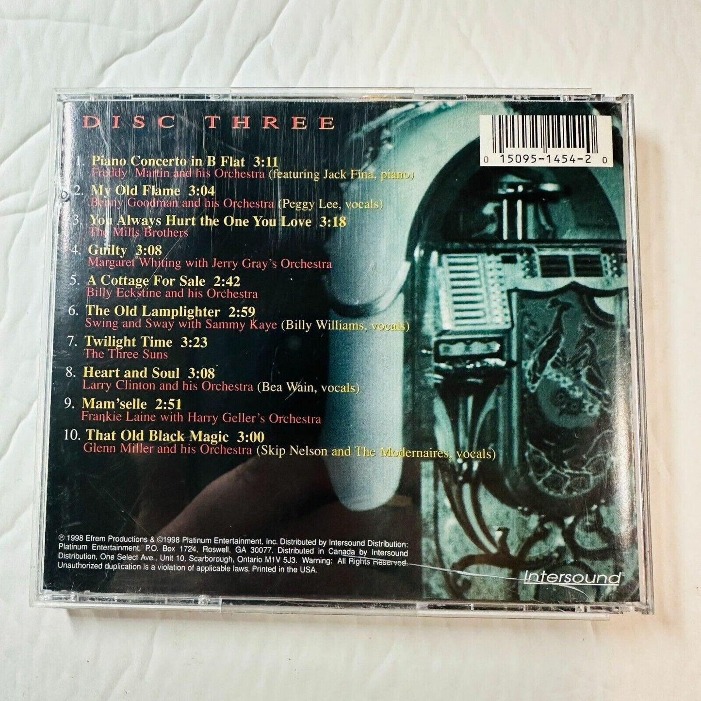 Gettin Sentimental CD Disc 3 Original Recordings Nostalgic Collection Intersound