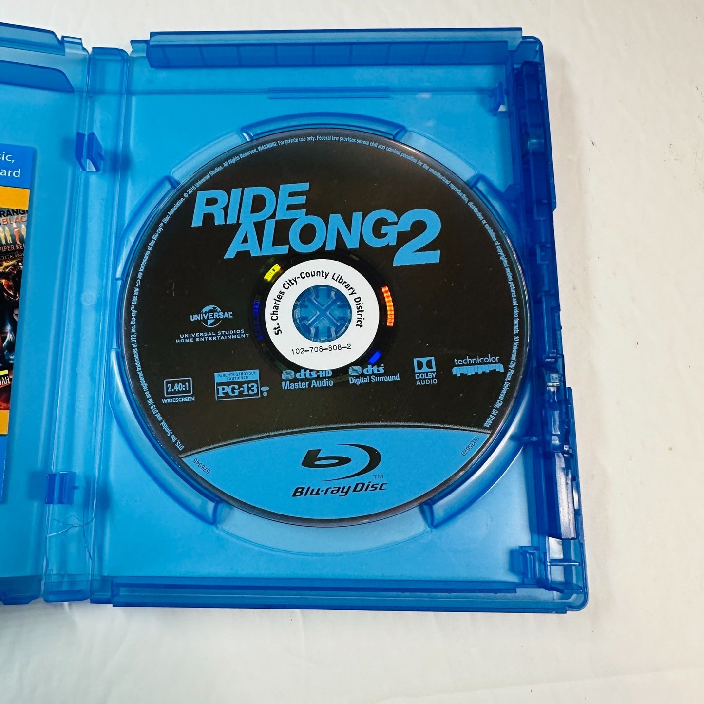 Ride Along 2 Blu-ray With Ice Cube & Kevin Hart